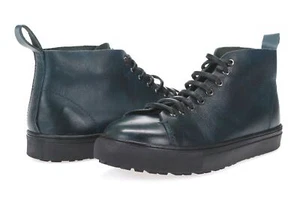 Mens HAWKE & CO NATE 160022 Teal Leather Chukka Boots sz. 10 - Picture 1 of 6