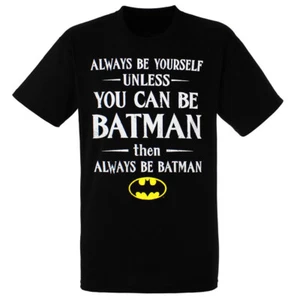 Batman Always Be Yourself Men's Black Shirt, Large - Picture 1 of 2
