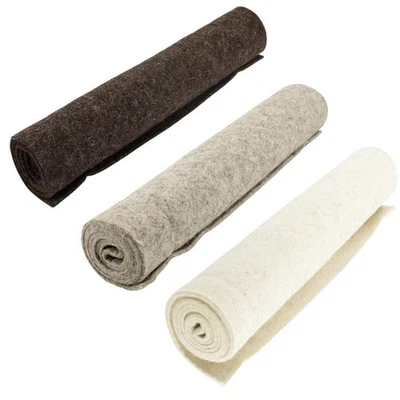 NOMITA GMBH Winterschutzmatte (Schafwolle) 0,5x1,5m | Pflanzenschutz Frostschutz Topfschutz