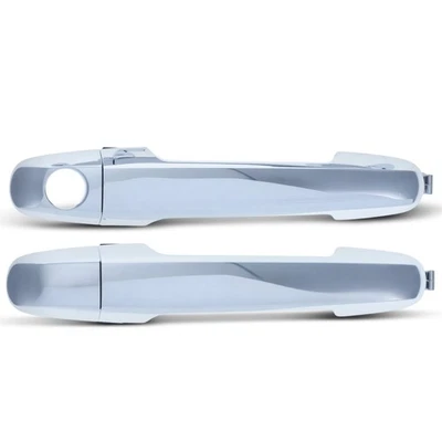 Manija de puerta exterior cromada delantera izquierda y derecha 2 piezas para Hyundai Sonata 2006-2010 Foto 1 de 4