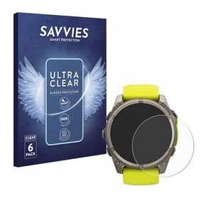 6x Film Protection Ecran pour Garmin Fenix 8 Solar (51 mm) Film Protecteur Clair - Afbeelding 1 van 11