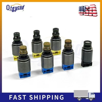 Solenoide de transmisión 7 piezas 6hp19 6hp26 6hp32 apto para BMW X3 X5 AUDI A4 A6 A8 Q7 Foto 1 de 4