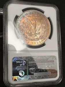 1904-O MORGAN DOLLAR / NATURAL TONING BOTH SIDES / NICE LUSTER / NGC MS64 - Bild 1 von 2