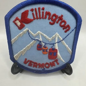 Vintage KILLINGTON Vermont Skigebiet bestickt Patch Skifahren Snowboarden - Bild 1 von 2