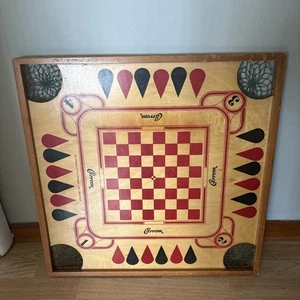 Wooden Carrom Board ONLY 26 x 26x3 Inch Strike and Pocket Game - Picture 1 of 10