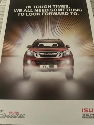 The Isuzu All New D Max Range Pick Up Car Sales Info Brochure 6 Pages - Image 1 of 3