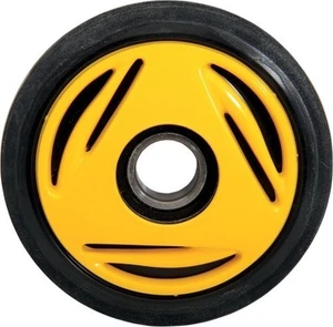 Parts Unlimited Colored Idler Wheel - 135mm (No Insert) - Yellow Snowmobile - Picture 1 of 3