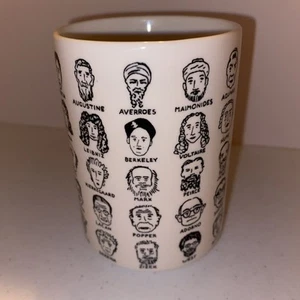The Unemployed Philosophers Guild Handleless Philosophy Mug coffee tea cup - Picture 1 of 7