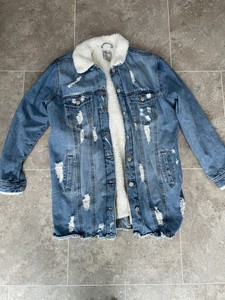 primark long denim jacket