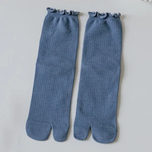 Womens Socks Short Socks Cotton Socks Two-Toed Socks Toe Socks Soft Pure Color - Picture 1 of 21