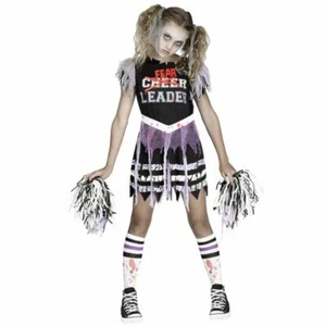 Fun World Zombie Fearleader Undead Cheerleader Girls Halloween Costume 118502 - Picture 1 of 3