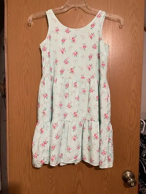 Vestido floral azul Gap Kids talla grande (10) Foto 1 de 2
