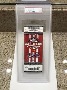 Alex Bregman Signed 2018 All Star Game MVP Ticket Stub PSA 9 Mint Auto Astros - Picture 1 of 4