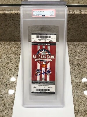 Alex Bregman Signed 2018 All Star Game MVP Ticket Stub PSA 9 Mint Auto Astros - Image 1 of 4