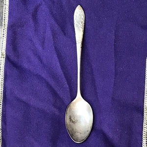 Antique A. Bloedel Sterling Silver Coffee Spoon 5-5/8” Monogrammed “Eva” - Picture 1 of 10