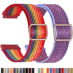 20mm Woven Nylon Watch Band Strap For Garmin Venu / Venu Sq / Sq Music - Picture 1 of 11