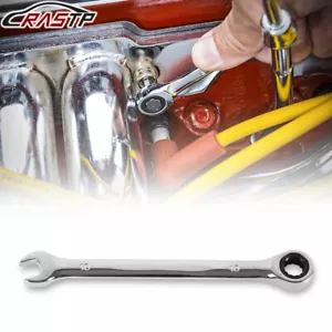 10mm Ratcheting Combination Wrench SAE 72 Teeth 12 Point Box Ended Spanner Tool - Picture 1 of 9