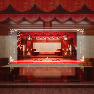 Acrylic Figure Display Box Case For Myethos Wedding Dress BuWenTian with Light - Picture 1 of 11