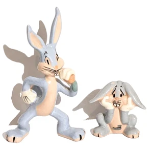 1940s Warner Brothers Bugs Bunny Figurines Evan K Shaw & Co Laguna Pottery ~LOOK - Picture 1 of 14