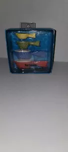 Pier 1 Imports Set of Colorful Ceramic Fish Measuring Spoons 1/4 Tsp to 1 Tsp - Picture 1 of 5