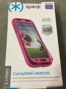 New Speck CandyShell + Faceplate Case for Samsung Galaxy S4 S 4 Pink MSRP $44.99 - Picture 1 of 12