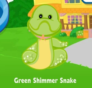Webkinz Classic Green Shimmer Snake Pet Code Only - Picture 1 of 1