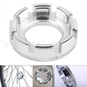 Spoke Wrench Steel Bicycle Bike Adjuster Repair Tool Wheel Spanner Vehicle Ring - Picture 1 of 8
