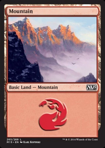 4x NM-Mint, English Foil Mountain (265) - Foil Magic 2015 magicmtg - Image 1 of 1