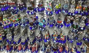 Großhandelsposten 30, 50, 100, 150 Stück neue handgefertigte Evil Eye Hamsa Mix Schlüsselanhänger - Bild 1 von 22