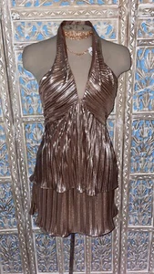 Anthropologie Monte Shimmer plissierter Minirock - 110 $ A639-13 - Bild 1 von 2