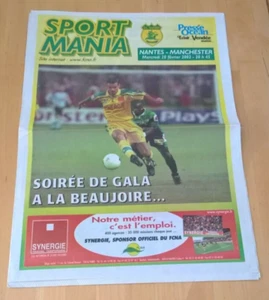 Partita Gruppo Champions League 2001/02 Nantes v Manchester United - Foto 1 di 1
