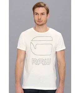 NWT Men's G-Star Raw Correct Manor S/S Graphic Tee Shirt Size Large Extra L XL - Picture 1 of 4