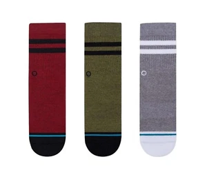 STANCE Joven 3 Pack Crew Socks Kids sz Large (3-5.5) - Picture 1 of 1