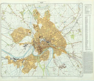 Russische sowjetische Militär topographische Karte - CHESTER (UK) 1:10 000, Aufl.1973 - Bild 1 von 4