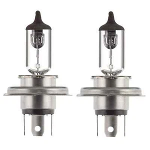 2x H4/9003/HB2 Halogen 60/55W 12V Headlight Low/High Beam Car Bulbs Clear Glass - Bild 1 von 5