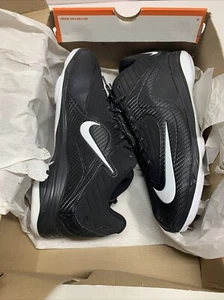 Nike Baseball Cleats Men Air MVP Pro 2 II Black Metal Spikes NEW in Box 12.5 - Picture 1 of 7