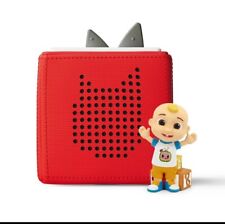 Tonies Cocomelon Toniebox Audio Player Starter Set with JJ for Kids 3 Red -