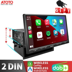 Radio Autoradio ATOTO S8MS 9" Android 2 Din GPS NAVI ChatGPT-AI 4GB+32GB CarPlay - Imagen 1 de 10