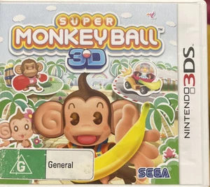 Nintendo 3DS | Super Monkey Ball 3D Game | AUS PAL | Complete With Manual (t02) - Picture 1 of 3