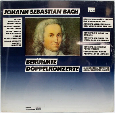  [NEW & SEALED LP] Johann Sebastian Bach – Berühmte Doppelkonzerte ZKO 50 004 - Image 1 of 4