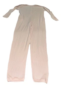 Victorias Secret Pajamas Sleep Womens Sz Medium Pink One Piece Jumper New - Picture 1 of 6