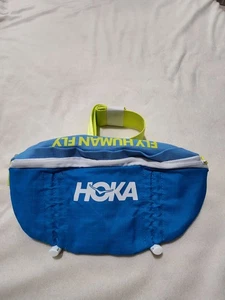 Hoka Fly Human Fly Fanny Pack Blue New Yellow Neon NEW - Picture 1 of 3