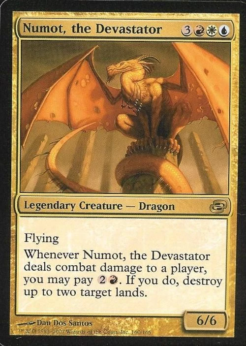 Numot, the Devastator -Foil Light Play MTG Planar Chaos - Image 1 of 1