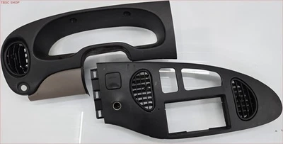 1997 98 1999 Ford Econoline Van E150 E250 E350 Dash Radio Bezel Trim Panel Assem - Image 1 of 4