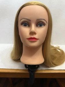 Maniquí de Cosmetología Cabeza Entrenamiento de Peinado - Imagen 1 de 6