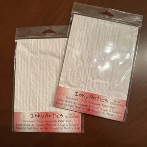 Posten 2 Tinten Pfefferminze (rot/weiß) Waben Papier Block Honig POP Sammlung - Bild 1 von 2