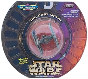 Micro Machines Star Wars Die Cast Metal TIE Fighter 1996 Galoob Sealed - Picture 1 of 11