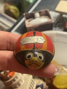 Giocattolo di latta rosso vintage anni 60 giapponese Giappone Koyo Friction Lady Bug - Foto 1 di 4