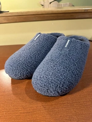 Bombas Sunday Slippers Mens 12 Light Blue House Shoe - Image 1 of 4