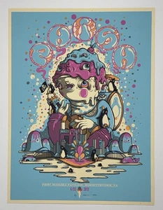 Phish Poster Official Burgettstown PA 2012 Silkscreen Signed AP Millward Stamped - Picture 1 of 17